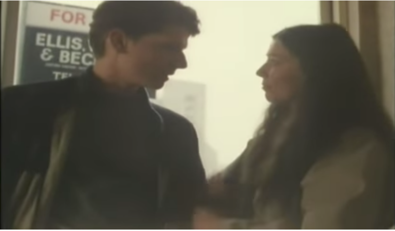 Reece Dinsdale and Karen Meagher in Threads (Photo: Screenshot)